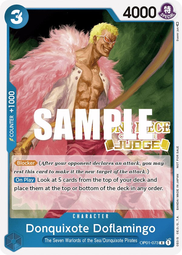 Image of Donquixote Doflamingo (Judge) [One Piece Promotion Cards]