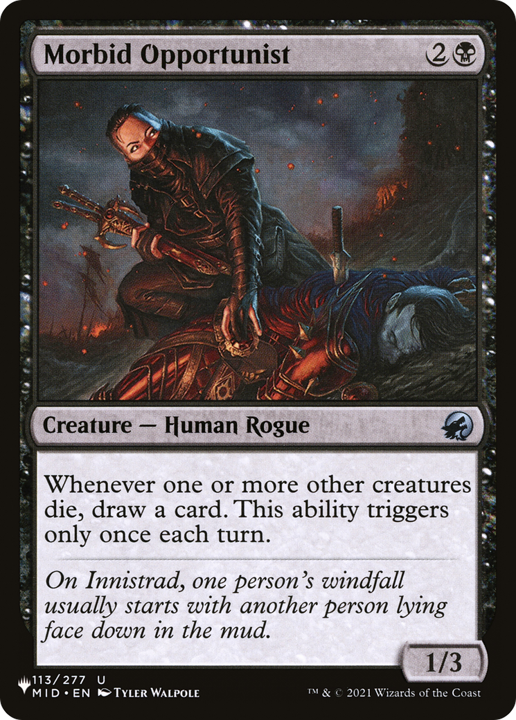 Image of Morbid Opportunist [The List]