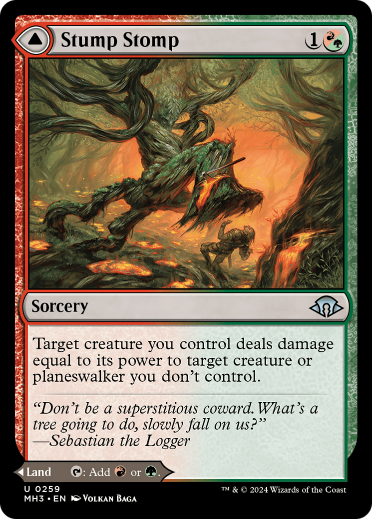 Image of Stump Stomp // Burnwillow Clearing [Modern Horizons 3]