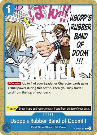 Image of Usopp's Rubber Band of Doom!!! [Pillars of Strength]