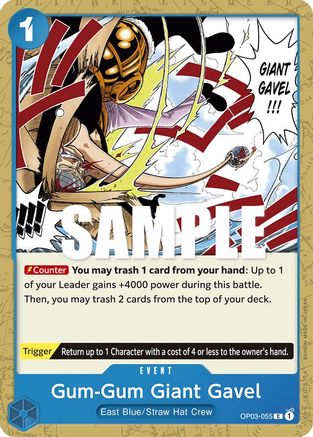 Image of Gum-Gum Giant Gavel [Pillars of Strength]