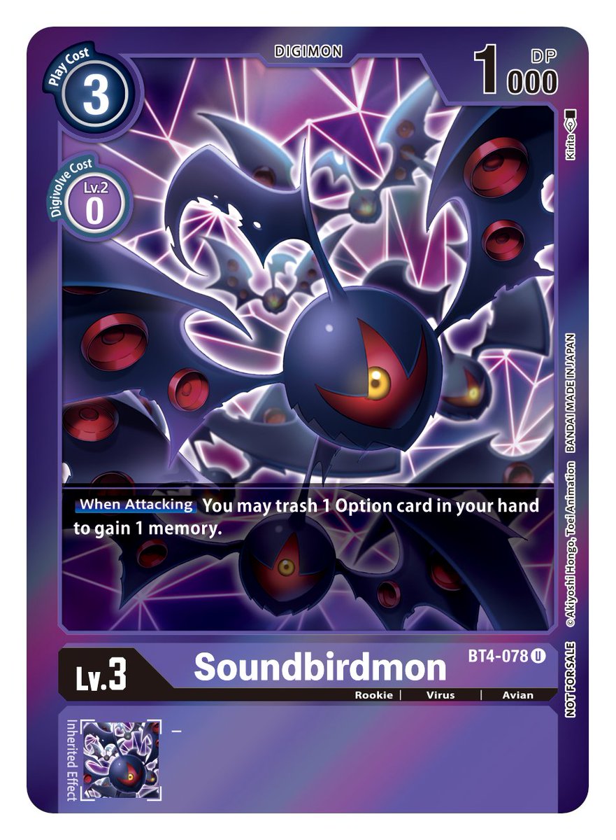 Image of Soundbirdmon [BT4-078] (Event Pack 2) [Great Legend]
