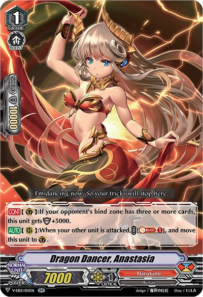 Image of Dragon Dancer, Anastasia (V-EB12/015EN) [Team Dragon's Vanity]