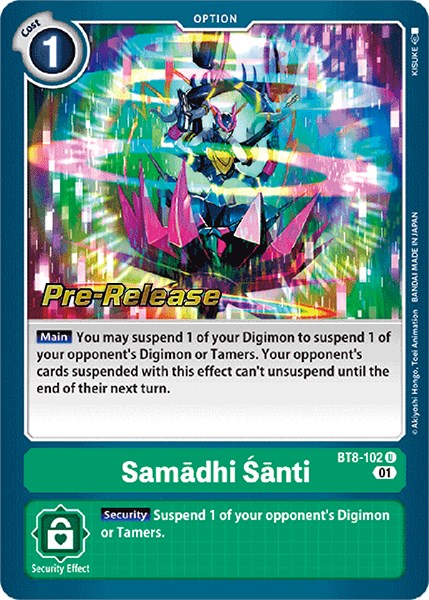 Image of Samadhi Santi [BT8-102] [New Awakening Pre-Release Cards]