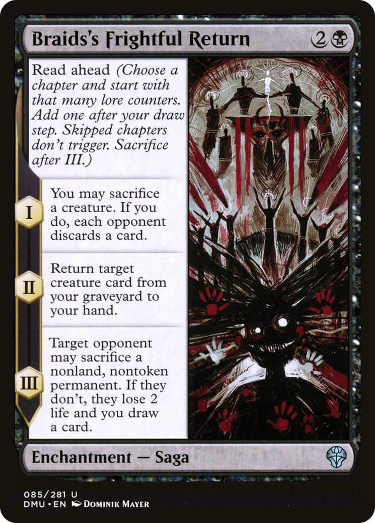 Image of Braids's Frightful Return [Dominaria United]
