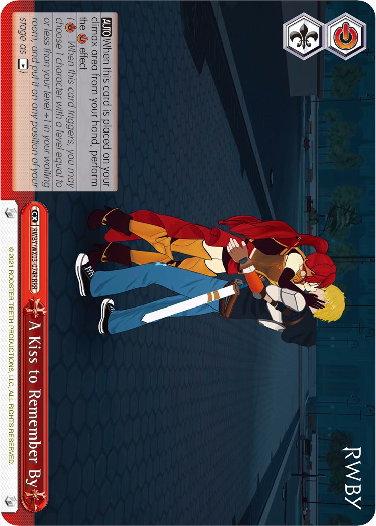 Image of A Kiss to Remember By (RWBY/WX03-074R RRR) [RWBY]