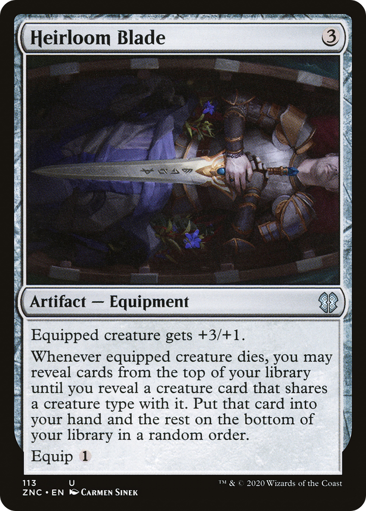 Image of Heirloom Blade [Zendikar Rising Commander]
