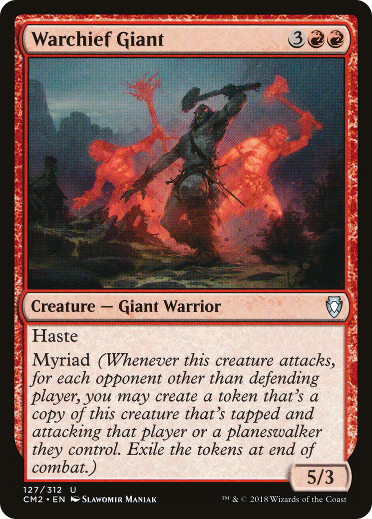 Image of Warchief Giant [Commander Anthology Volume II]