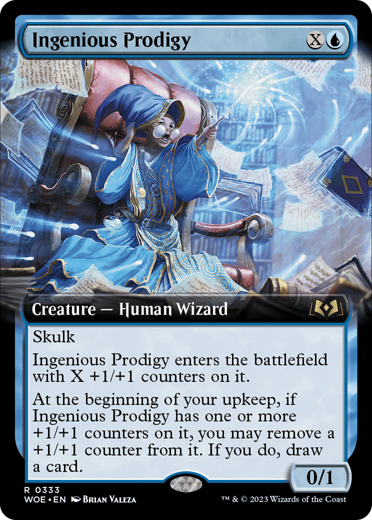 Image of Ingenious Prodigy (Extended Art) [Wilds of Eldraine]