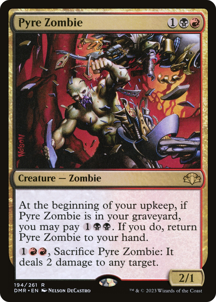 Image of Pyre Zombie [Dominaria Remastered]