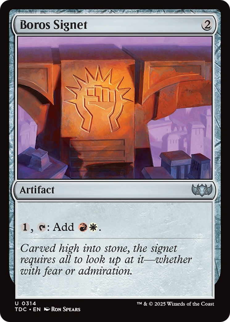 Image of Boros Signet [Tarkir: Dragonstorm Commander]