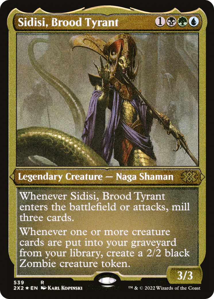 Image of Sidisi, Brood Tyrant (Foil Etched) [Double Masters 2022]
