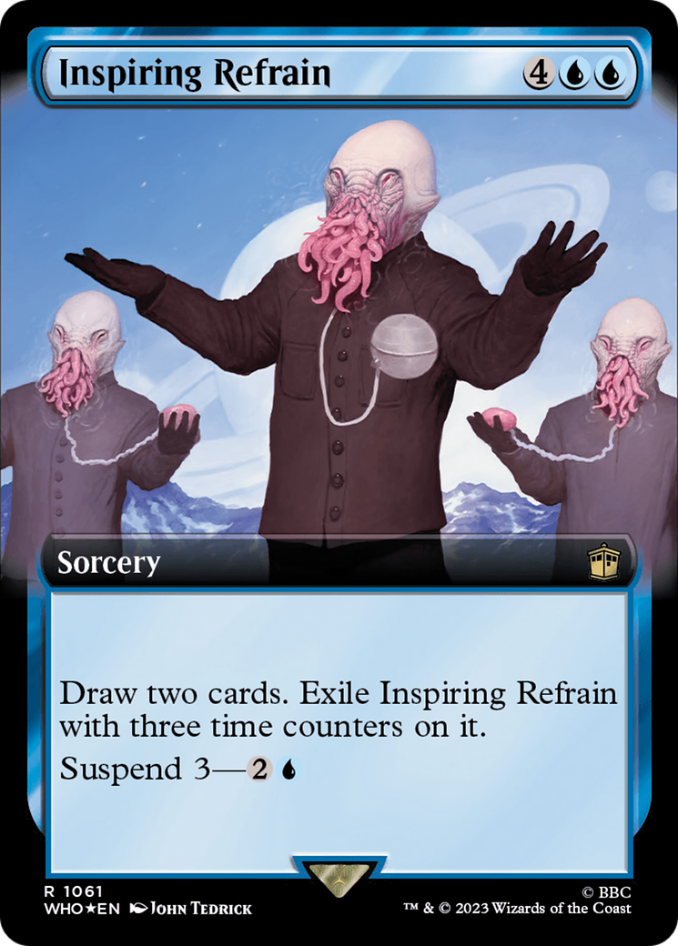 Image of Inspiring Refrain (Extended Art) (Surge Foil) [Doctor Who]