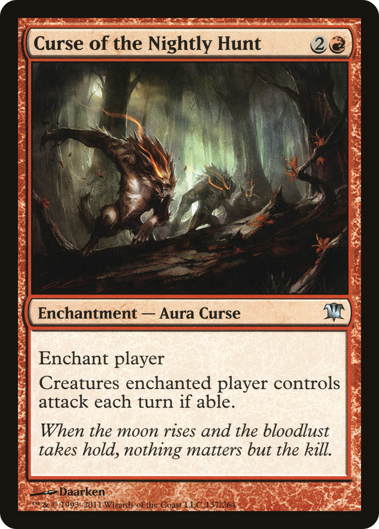 Image of Curse of the Nightly Hunt [Innistrad]