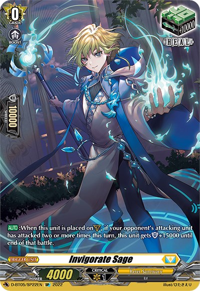 Image of Invigorate Sage (D-BT05/SP22EN) [Triumphant Return of the Brave Heroes]