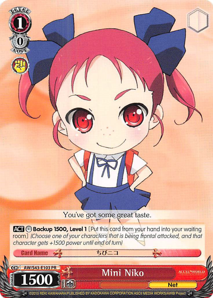 Image of Mini Niko (AW/S43-E103 PR) (Promo) [Accel World -Infinite Burst-]