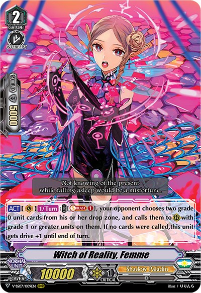 Image of Witch of Reality, Femme (V-SS07/009EN) [Clan Selection Plus Vol.1]