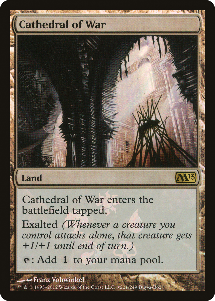 Image of Cathedral of War (Buy-A-Box) [Magic 2013 Promos]