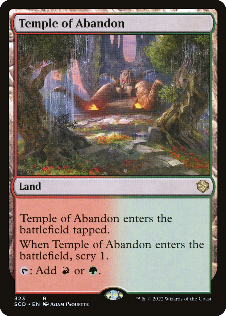 Image of Temple of Abandon [Starter Commander Decks]