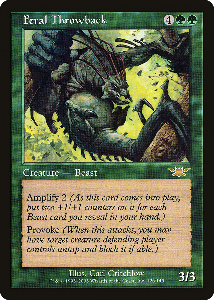 Image of Feral Throwback [Legions]