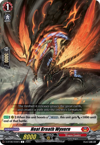 Image of Heat Breath Wyvern (D-BT08/059EN) [Minerva Rising]