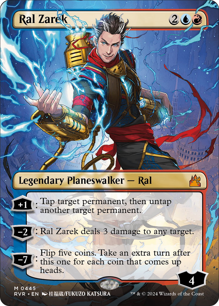 Image of Ral Zarek (Anime Borderless) [Ravnica Remastered]
