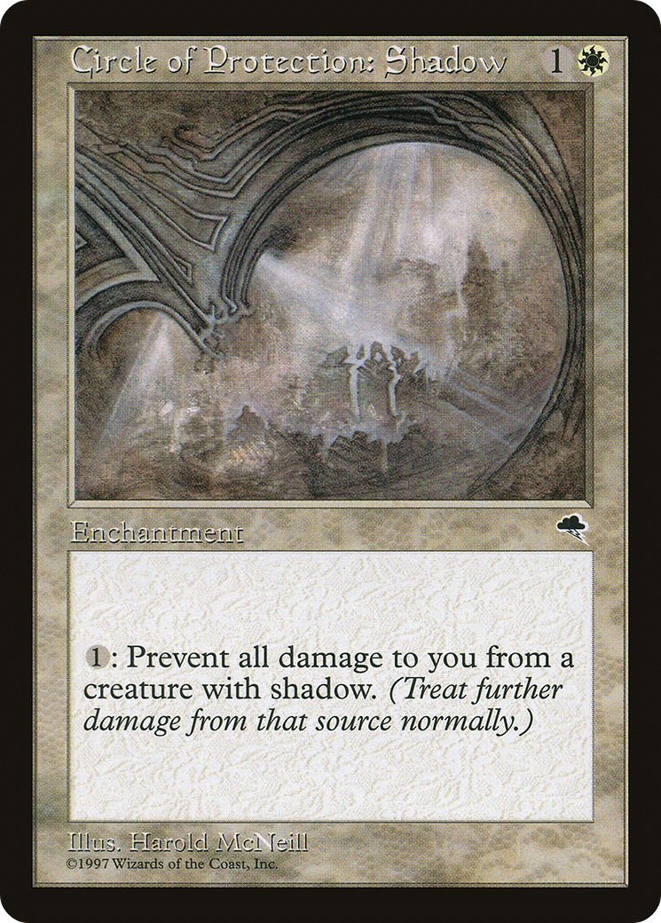 Image of Circle of Protection: Shadow [Tempest]
