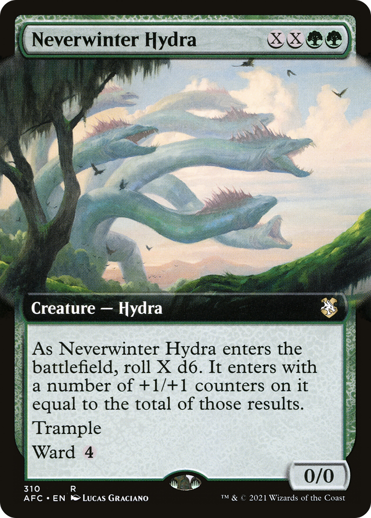 Image of Neverwinter Hydra (Extended Art) [Dungeons & Dragons: Adventures in the Forgotten Realms Commander]