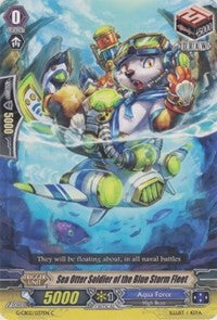 Image of Sea Otter Soldier of the Blue Storm Fleet (G-CB02/037EN) [Commander of the Incessant Waves]