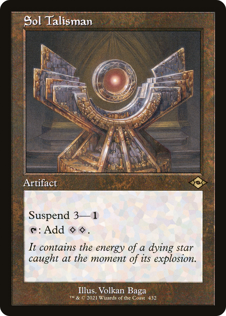 Image of Sol Talisman (Retro) [Modern Horizons 2]