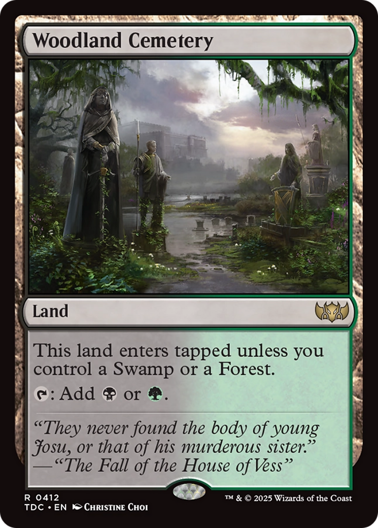 Image of Woodland Cemetery [Tarkir: Dragonstorm Commander]