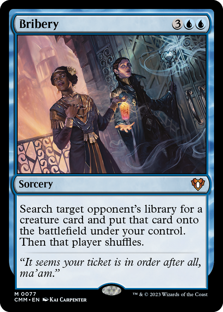 Image of Bribery [Commander Masters]