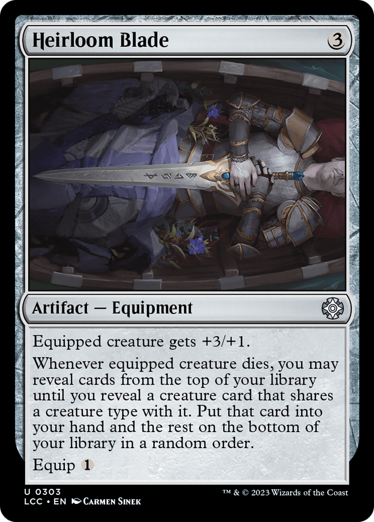 Image of Heirloom Blade [The Lost Caverns of Ixalan Commander]