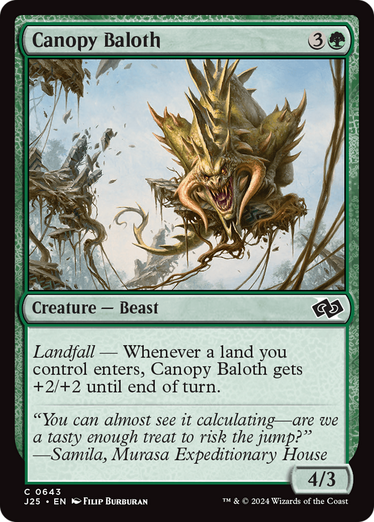Image of Canopy Baloth [Foundations Jumpstart]