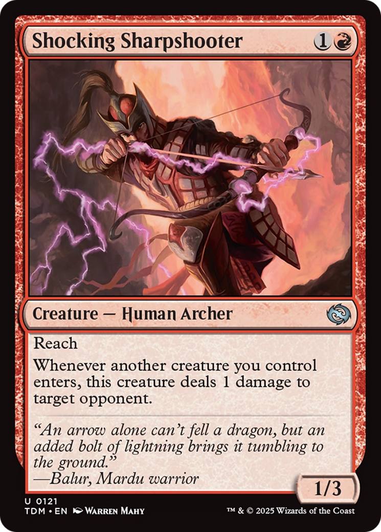 Image of Shocking Sharpshooter [Tarkir: Dragonstorm]
