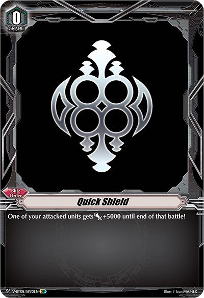 Image of Quick Shield (Oracle Think Tank) (V-BT08/SP30EN SP) [Silverdust Blaze]
