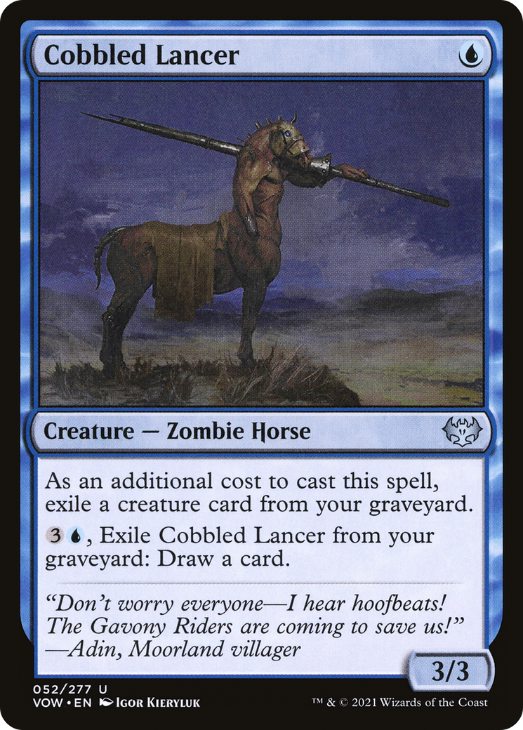 Image of Cobbled Lancer [Innistrad: Crimson Vow]