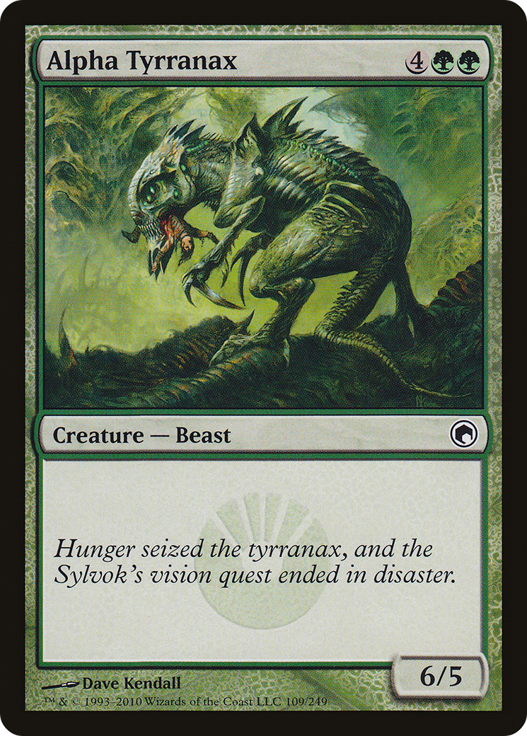 Image of Alpha Tyrranax [Scars of Mirrodin]