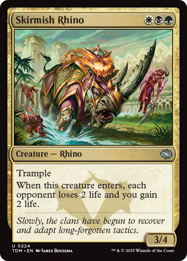 Image of Skirmish Rhino (224) [Tarkir: Dragonstorm]