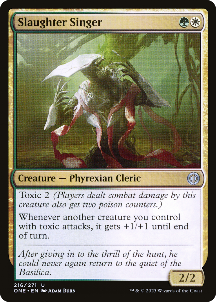 Image of Slaughter Singer [Phyrexia: All Will Be One]