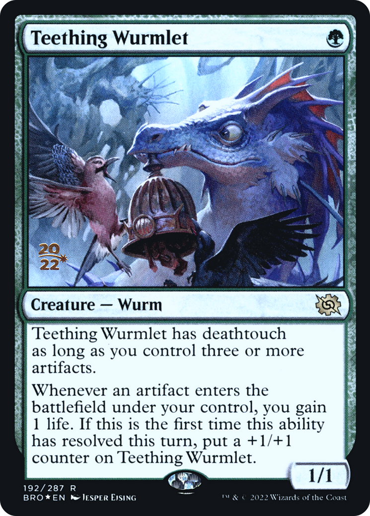 Image of Teething Wurmlet [The Brothers' War Prerelease Promos]