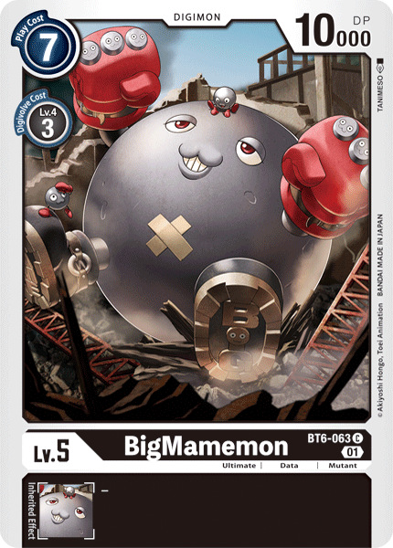 Image of BigMamemon [BT6-063] [Double Diamond]