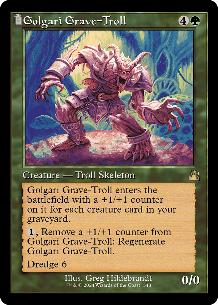 Image of Golgari Grave-Troll (Retro Frame) [Ravnica Remastered]