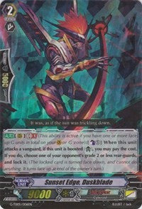 Image of Sunset Edge, Duskblade (RRR) (G-TD05/006EN) [Fateful Star Messiah]