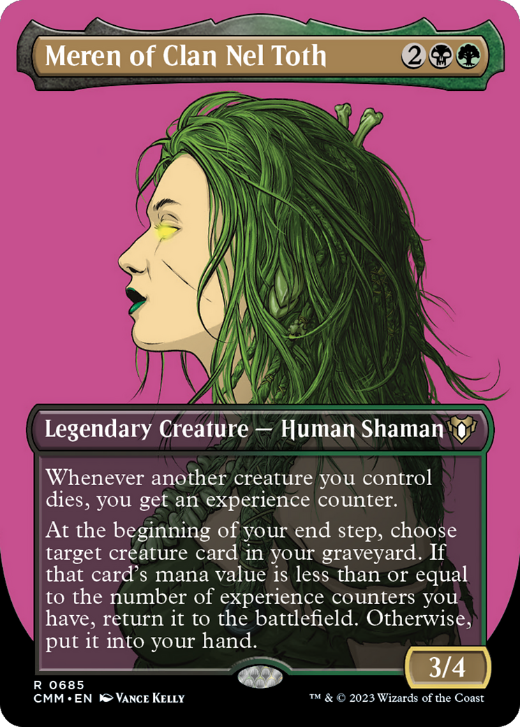 Image of Meren of Clan Nel Toth (Borderless Profile) [Commander Masters]
