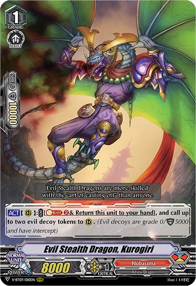 Image of Evil Stealth Dragon, Kurogiri (V-BT07/010EN) [Infinideity Cradle]