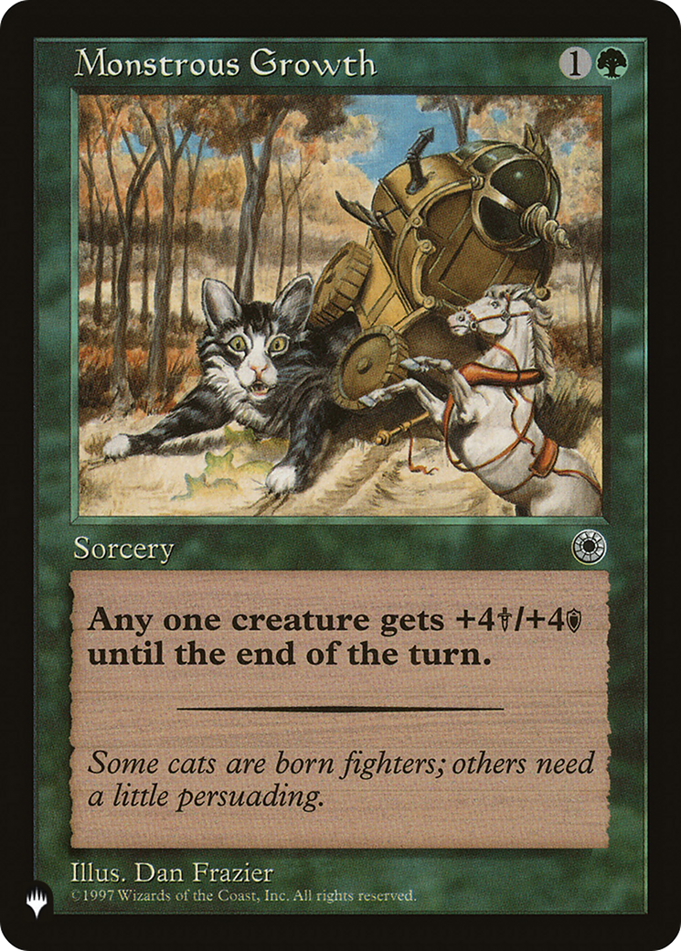 Image of Monstrous Growth (Flavor Text) [The List]