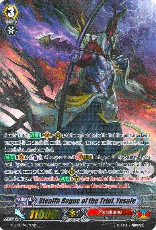 Image of Stealth Rogue of the Trial, Yasuie (G-BT10/S11EN) [Raging Clash of the Blade Fangs]