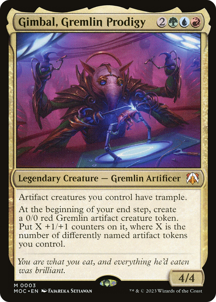 Image of Gimbal, Gremlin Prodigy [March of the Machine Commander]