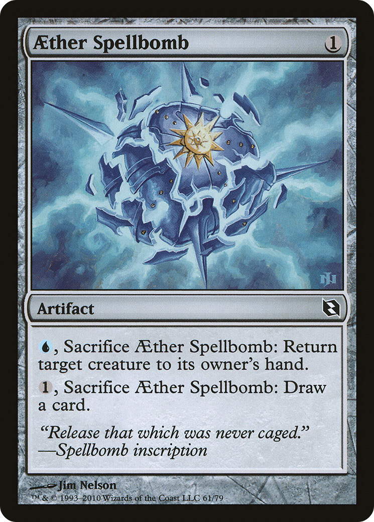 Image of Aether Spellbomb [Duel Decks: Elspeth vs. Tezzeret]